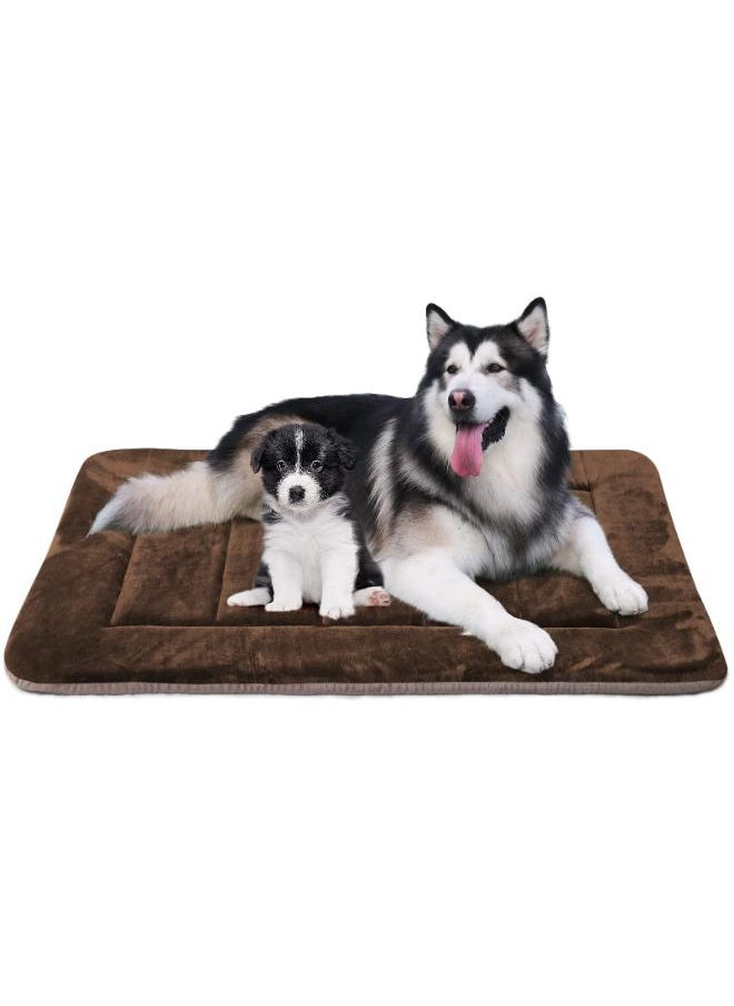 Moro Moro Luxury Velvet & Leather Dog Mattress – Soft, Durable & Non-Slip Pet Bed  - Image 1