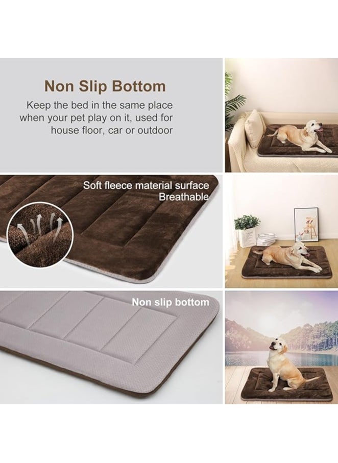Moro Moro Luxury Velvet & Leather Dog Mattress – Soft, Durable & Non-Slip Pet Bed  - Image 5