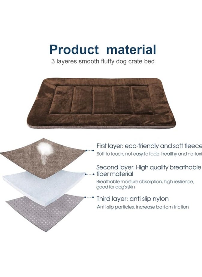 Moro Moro Luxury Velvet & Leather Dog Mattress – Soft, Durable & Non-Slip Pet Bed  - Image 4