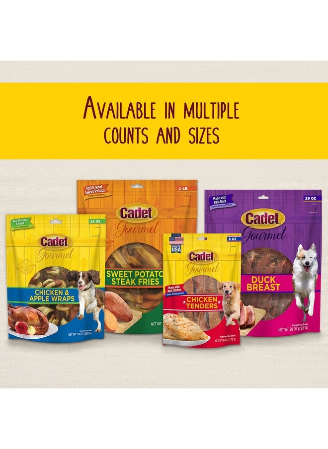 Cadet Gourmet Beef Hide Twist Chew Sticks, Long Lasting & Natural Chew Treats For Dogs, Inspected & Tested In Usa, Duck Flavor (50 Count)  - Image 5
