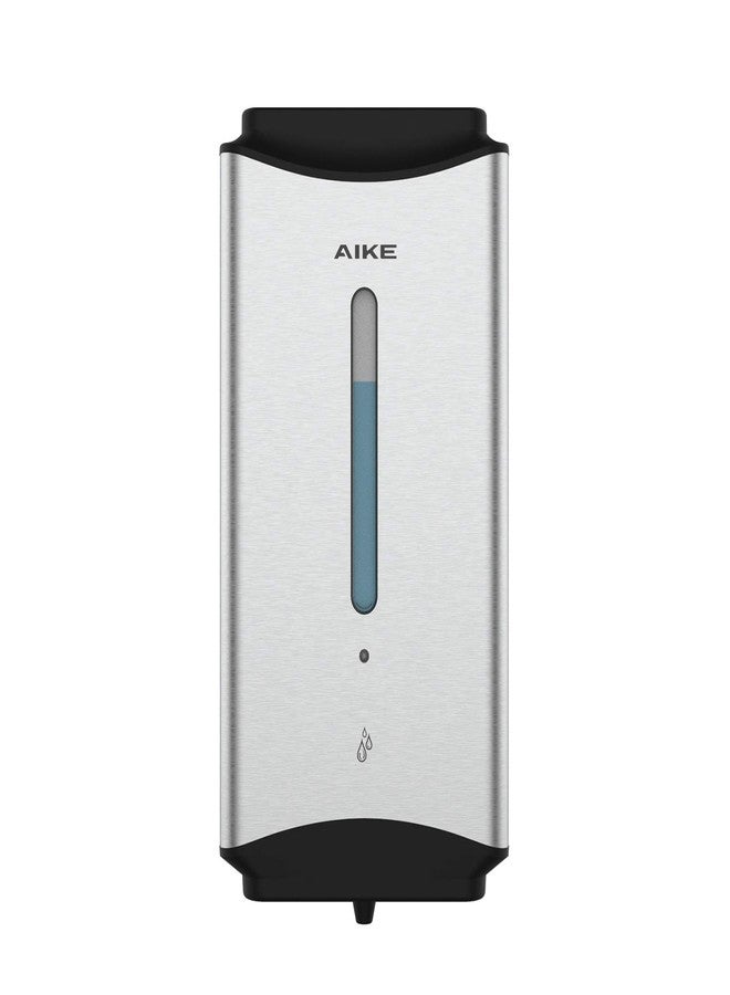 AIKE Automatic Soap Dispenser Commercial Wall Mounted Liquid Dispenser Brushed Stainless Steel Finish 1100ml Large Capacity - Image 1