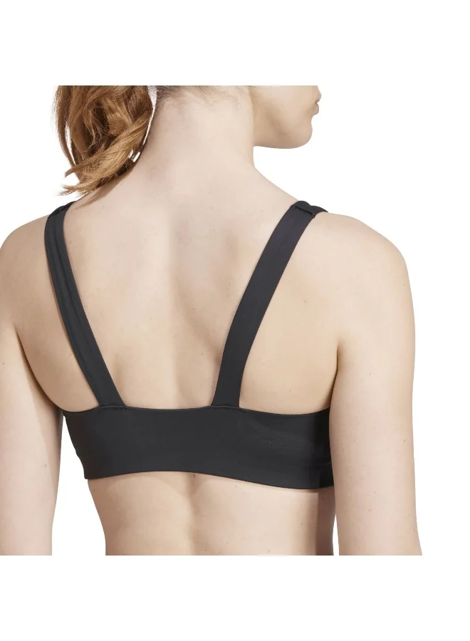 adidas Originals All Me Luxe Ms Black Training Bra For Women 2Xsb