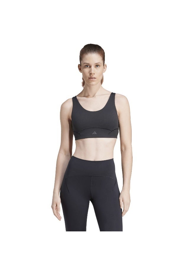 adidas Originals All Me Luxe Ms Black Training Bra For Women 2Xsb - Image 4