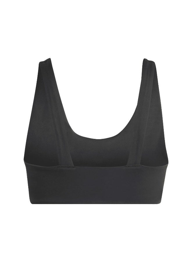 adidas Originals All Me Luxe Ms Black Training Bra For Women 2Xsb - Image 3
