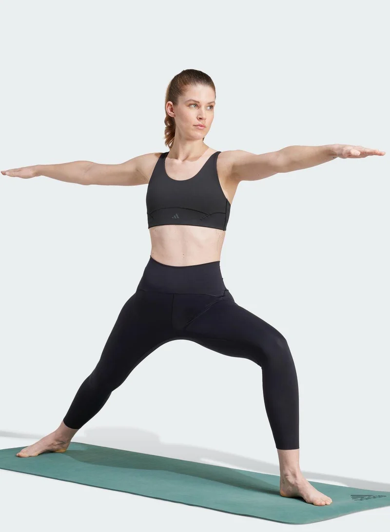 adidas Originals All Me Luxe Ms Black Training Bra For Women 2Xsb