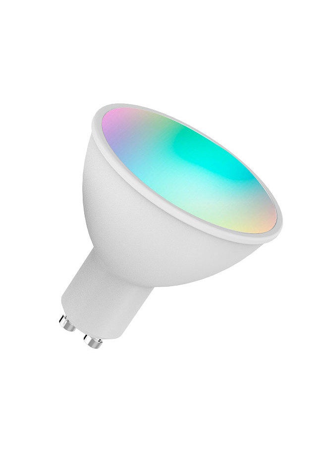 Generic - WiFi Smart Bulb RGB+W+C LED Bulb 5W GU10 Dimmable Light Phone APP Remote Control Compatible with Alexa Google Home Tmall Elf for Voice Control, 1 pack - Image 1