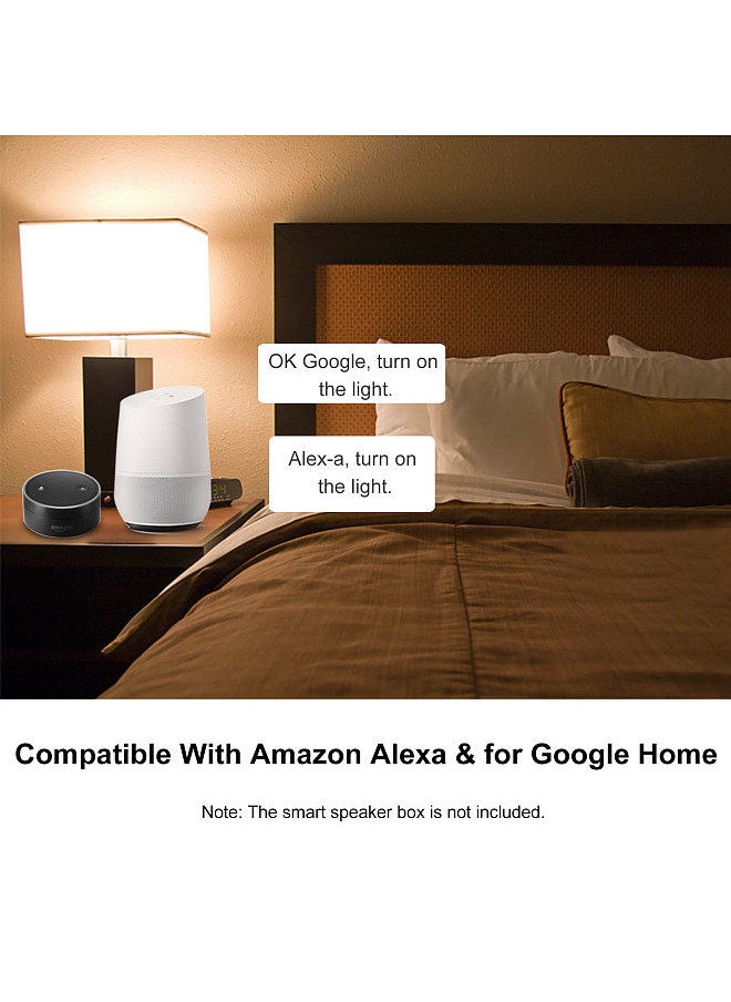 Generic - WiFi Smart Bulb RGB+W+C LED Bulb 5W GU10 Dimmable Light Phone APP Remote Control Compatible with Alexa Google Home Tmall Elf for Voice Control, 1 pack - Image 1