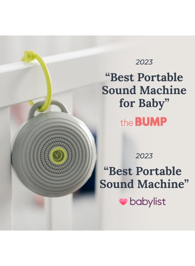 Yogasleep Hushh Portable White Noise Sound Machine for Baby, 3 Soothing Natural Sounds with Volume Control, Compact Size, Noise Canceling for Sleep Aid, Office Privacy, & Meditation, Registry Gift - Image 3