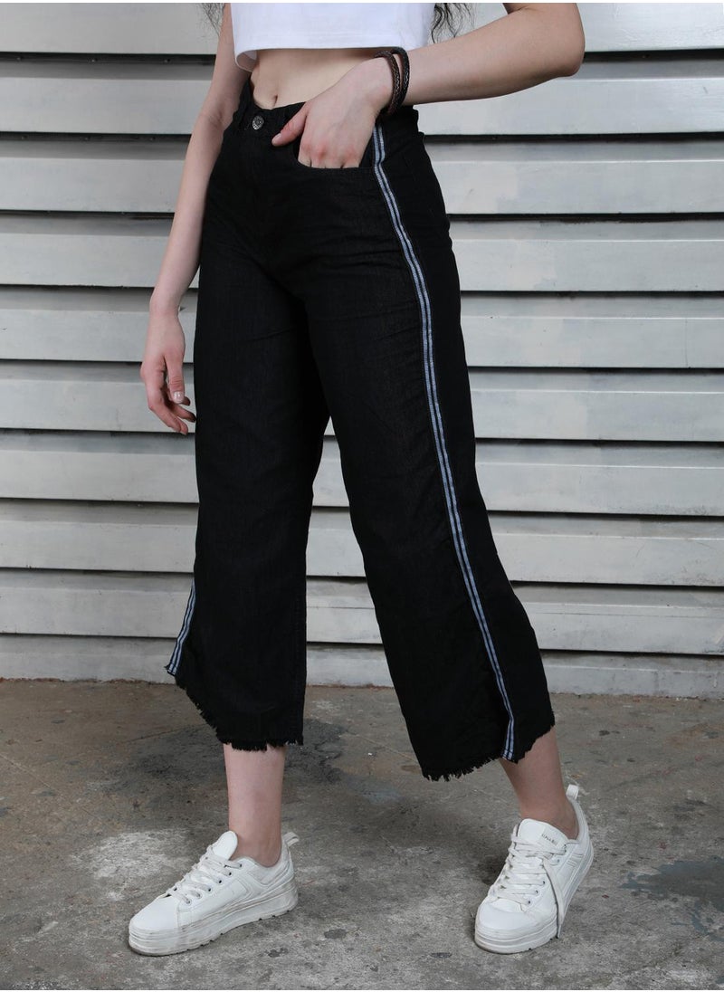 HIGH STAR Women Black Palazzos  - Image 5