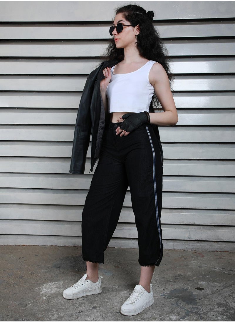 HIGH STAR Women Black Palazzos  - Image 1