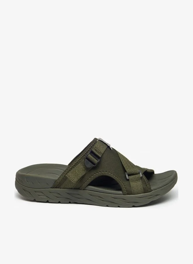 Kappa Mens Solid Slip-On Sports Sandals With Cushioning