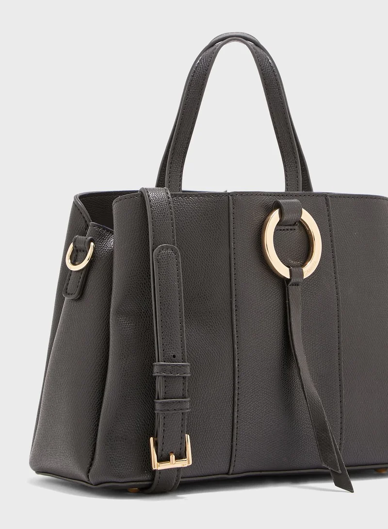 CARPISA Berry Ring Detail Belted Shopper Bag
