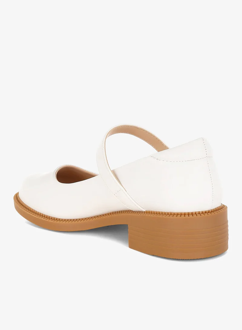 London Rag  London Rag Women's Faux Leather Mary Jane Shoes In White for Women | Best Price UAE