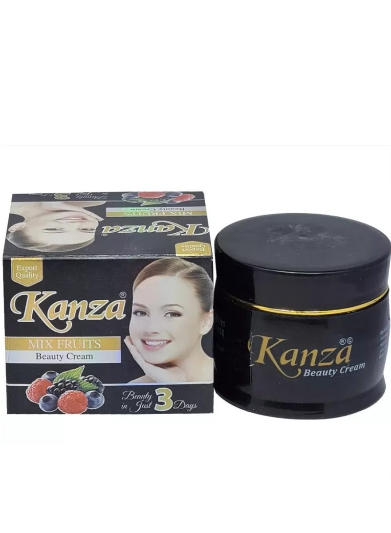 كنزه 4 قطع من كريم الجمال لتفتيح البشرة بالفواكه المشكلة 4X50 جرام - Image 2