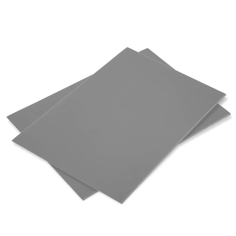 Falling in Art Soft Linoleum Carving Block, 9 Inches by 12 Inches, Grey, 2-Pack - Image 1