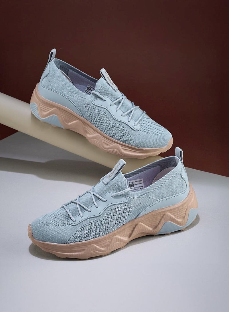CAMPUS Women’s Low Top Sneakers – Sleek Lace Up Fit Shoes with Bold Patterned Sole for a Standout Look - Image 1