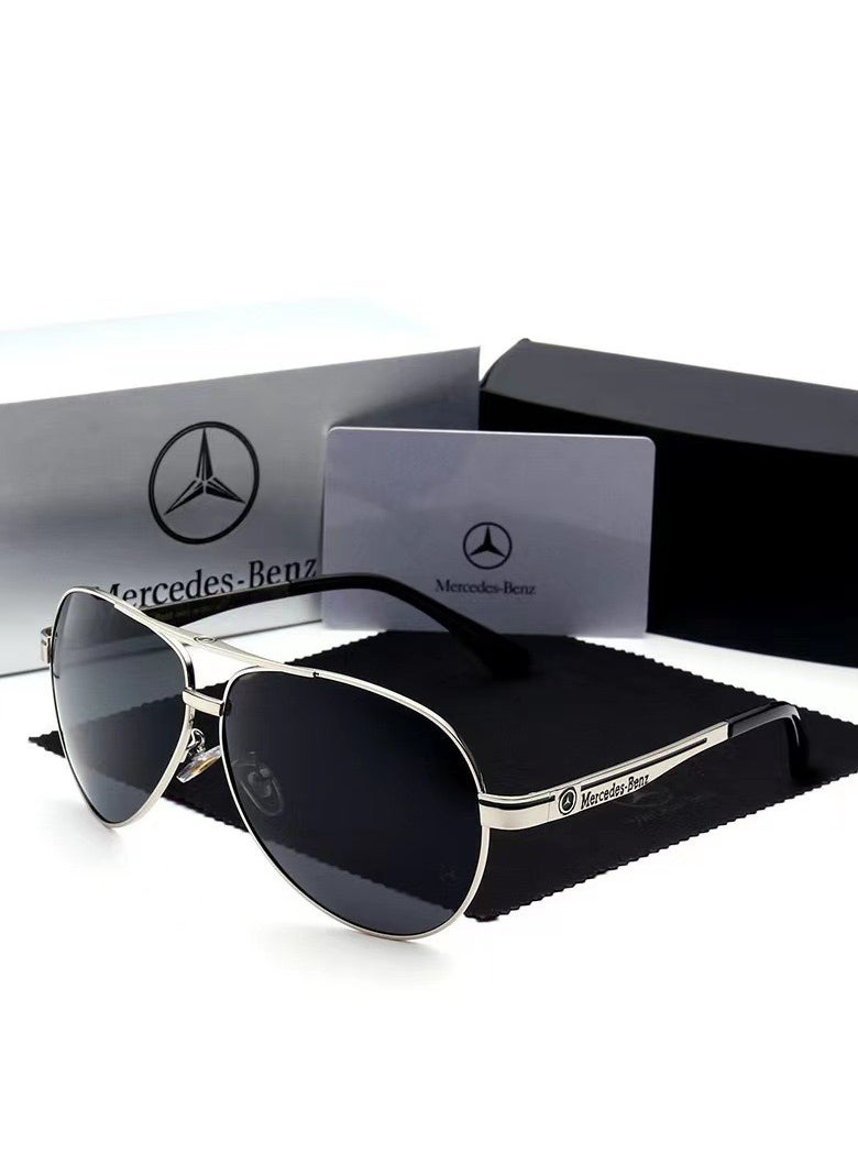 Mercedes Benz Fashion Sunglasses Silver