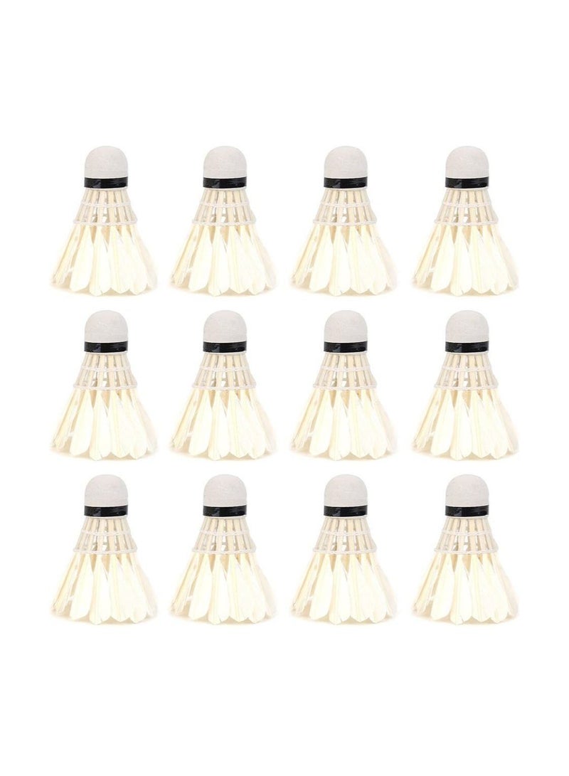 ميكسد مجموعة كرات الريشة لرياضة تنس الريشة من 12 قطعة - Image 1