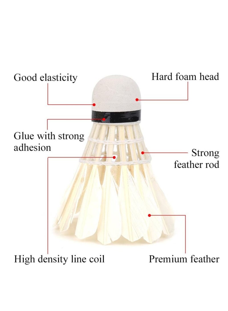 ميكسد مجموعة كرات الريشة لرياضة تنس الريشة من 12 قطعة - Image 5