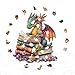 SECOGM Wooden Puzzles for Adults Dragon Wood Puzzles Adult Unique Animal Shape Wooden Jigsaw Puzzles for Adults Birthday Gifts for Puzzle Lovers Family 133 133in 300 Pieces - Image 4