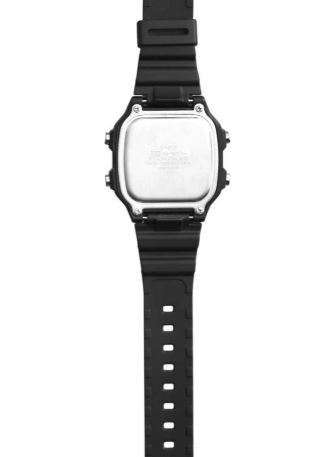 كاسيو ساعة يد كرونوغراف بسوار من الراتينج طراز AE-1300WH-1A2 - قياس 42 مم - لون أسود أولاد - Image 4