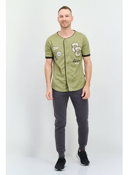 Originals by Brooklyn Cloth Men Sportswear Fit Short Sleeves Outdoor Jersey, Olive Combo  - Image 4