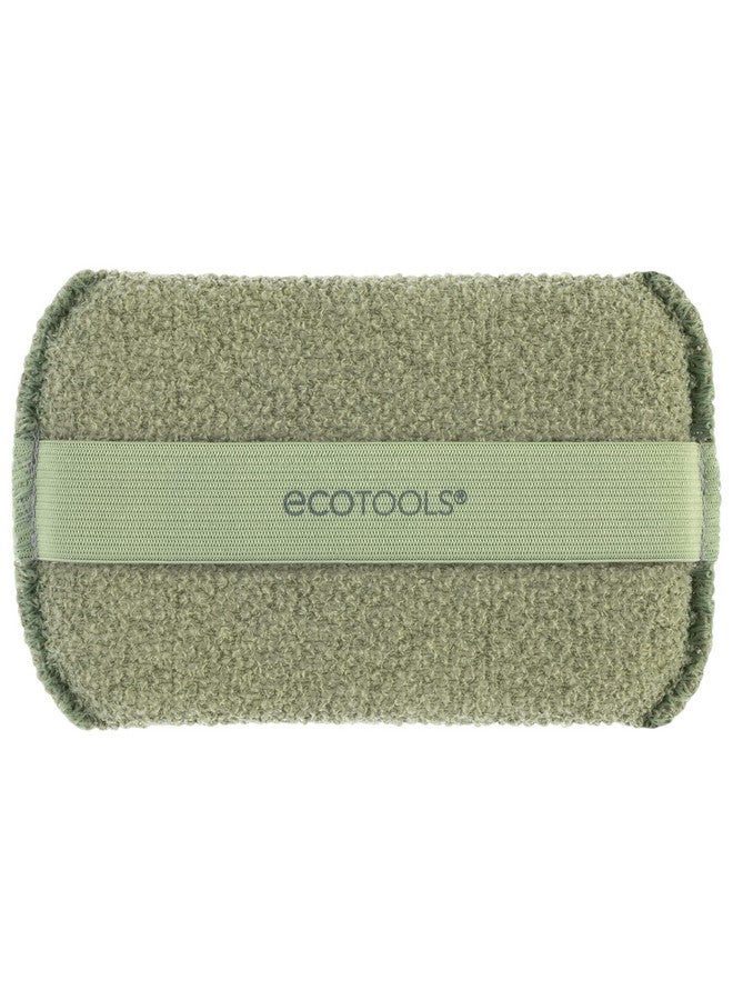 Ecotools Exfoliating Body Buffer, For Body Cleansing, Removes Dead Skin, Moderate Exfoliation, Bath & Shower Accessory, Designed With Strap, Sustainable & Vegan Body Scrubber, 4 Count - Image 2