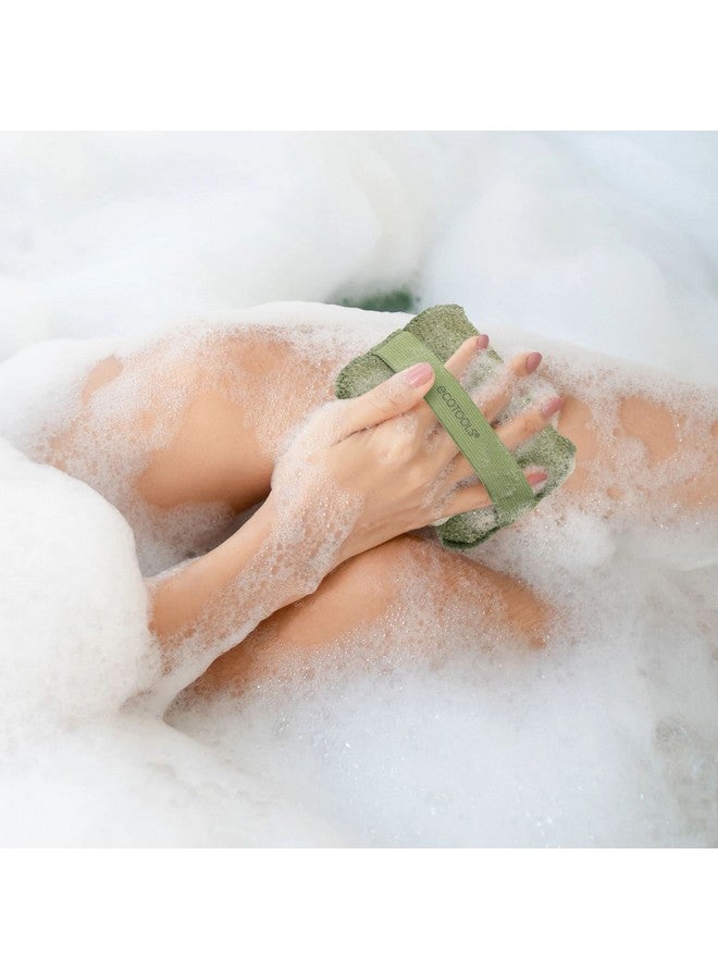 Ecotools Exfoliating Body Buffer, For Body Cleansing, Removes Dead Skin, Moderate Exfoliation, Bath & Shower Accessory, Designed With Strap, Sustainable & Vegan Body Scrubber, 4 Count - Image 5