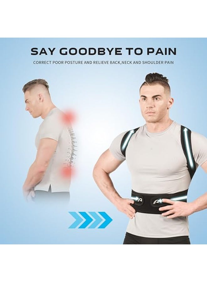 Posture Corrector – Adjustable Back Brace for Women & Men, Shoulder Straightener, Full Back Support - Image 2