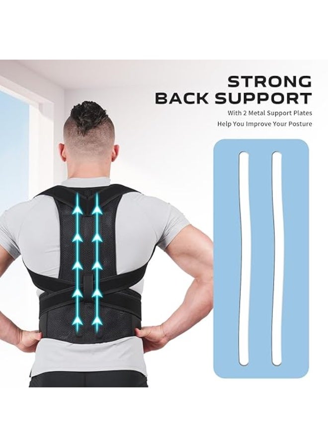 Posture Corrector – Adjustable Back Brace for Women & Men, Shoulder Straightener, Full Back Support - Image 5