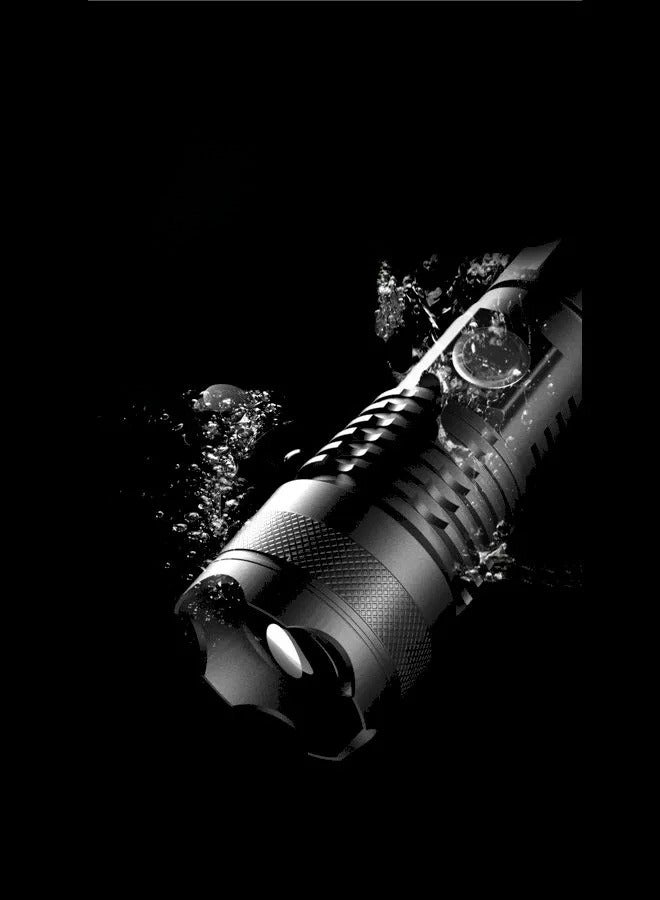 Rechargeable High-Power LED Flashlight – Super Bright High-Powered Tactical Flashlight with COB Work Light, Handheld for Camping, Hiking, Emergencies, Gift-Ready - Image 5