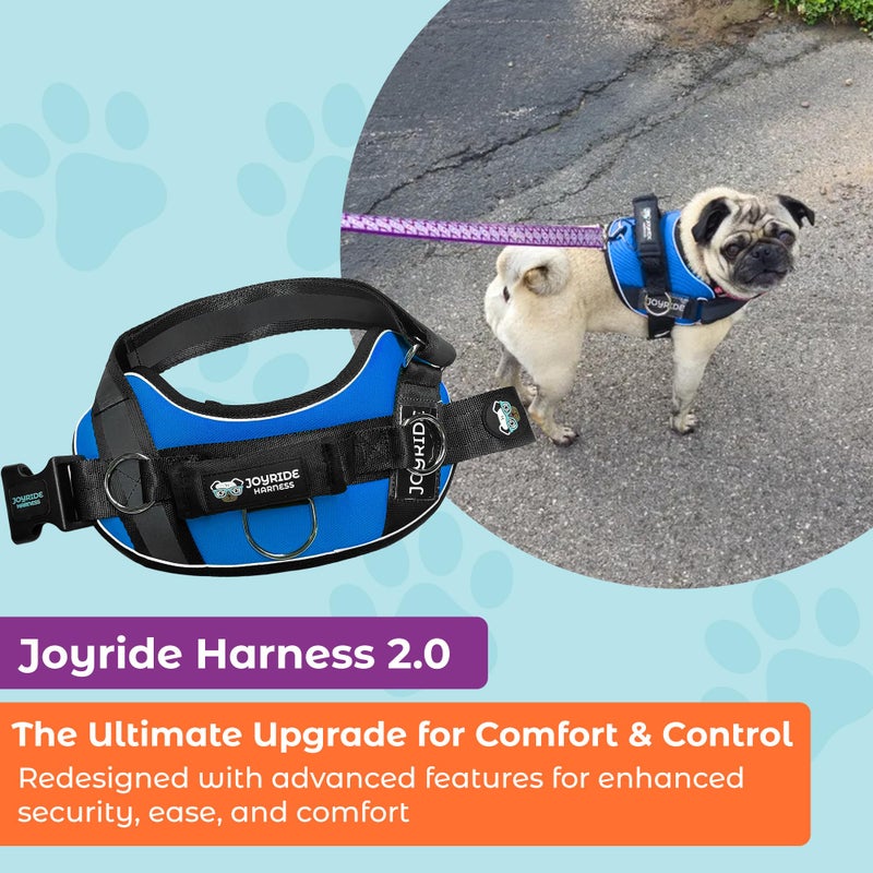 Joyride Harness 2.0 - The Original Side Ring No Pull Dog Harness - No Choke, Escape Proof, Reflective, 3 Leash Clips, Quick Fit Pet Vest - Easy Walks & Training - for Small, Medium & Large Dogs - Image 3