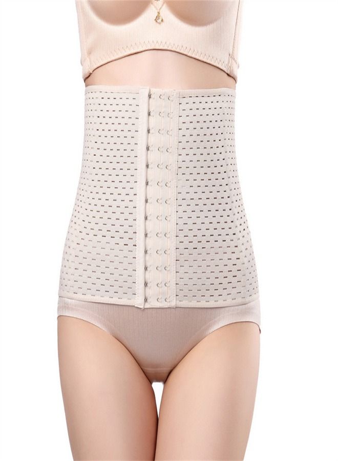 Loquat Body Shaping Hollow Corset Beige