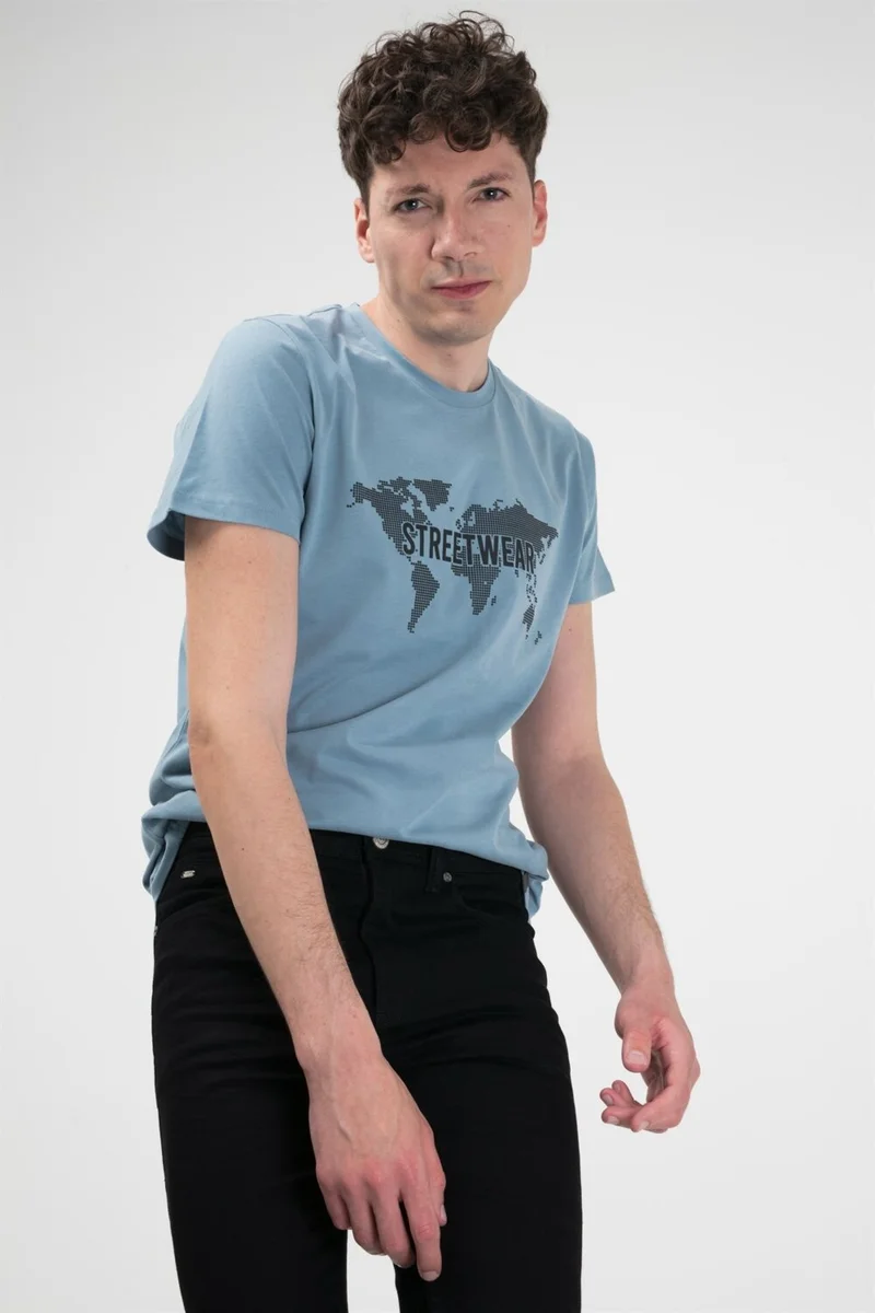 بي ار زد كولكشن High Printed Men's T-shirt