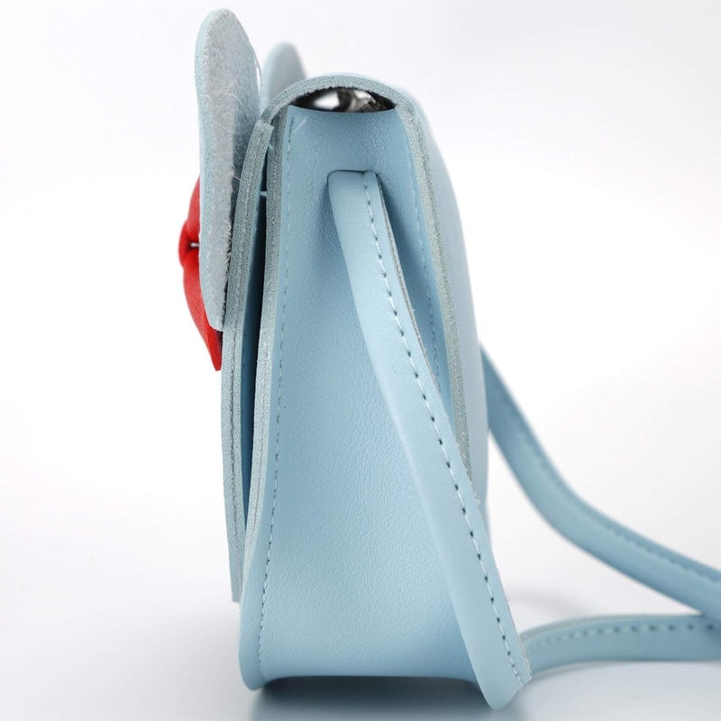 QiMing Little Mouse Ear Bow Crossbody Purse,PU Shoulder Handbag for Kids Girls Toddlers - Image 3