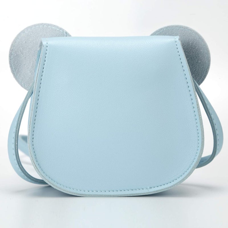 QiMing Little Mouse Ear Bow Crossbody Purse,PU Shoulder Handbag for Kids Girls Toddlers - Image 4