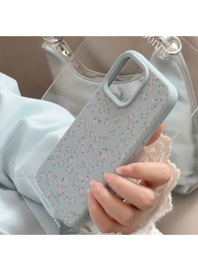 NIBEMINENT Blue Rose Protective TPU Case Cover For iPhone 16 Plus - Image 2