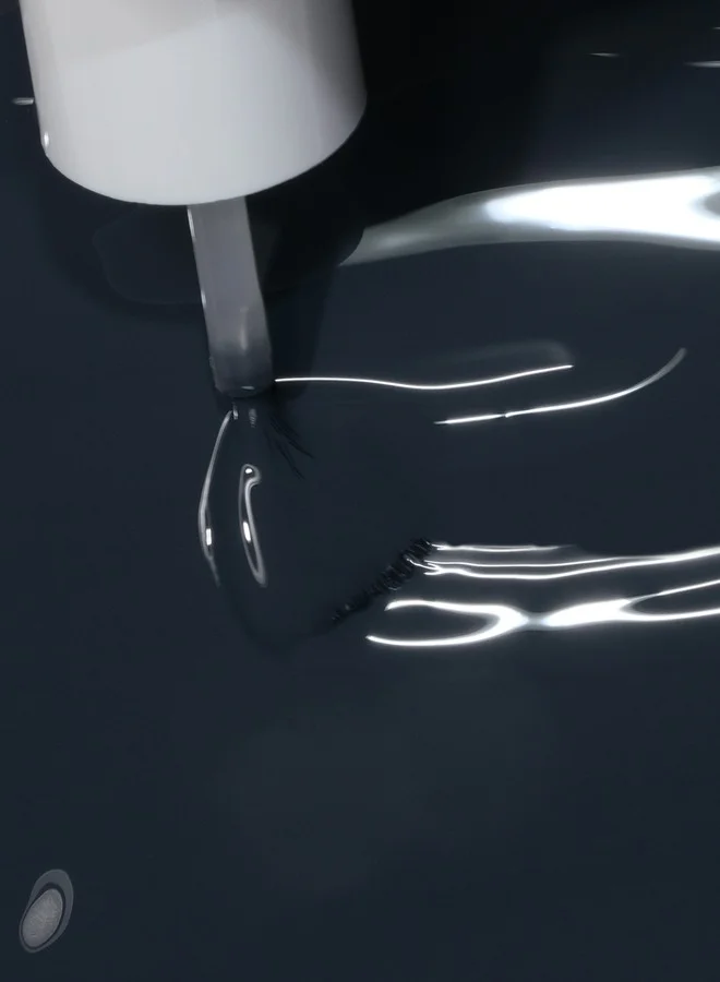 نيل ستيشن طلاء أظافر رجالي مطفي رمادي