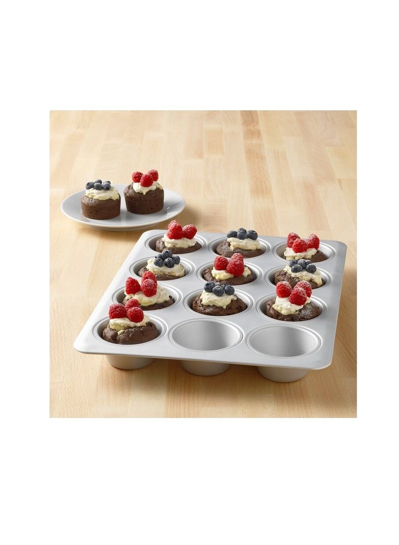 Muffin tin, silver-colour38x29 cm - Image 3