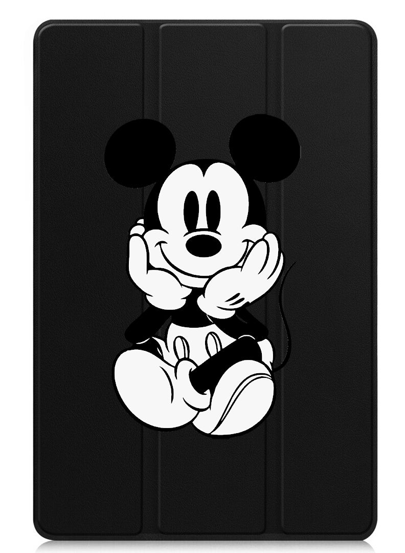 Theodor Protective Flip Case For Xiaomi Redmi Pad Pro (2024) With Trifold Stand Auto Wake Sleep Shockproof Cover Mickey sitting - Image 1