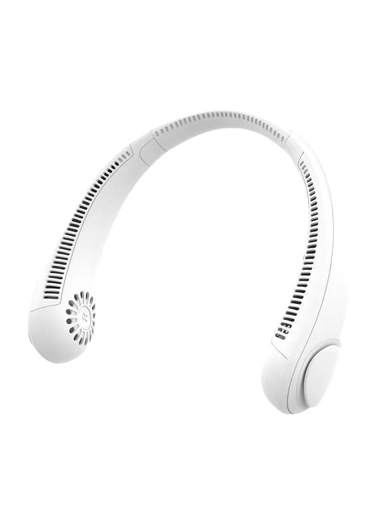 Portable 3-Speed Neck Fan, Lightweight, Cordless and Rechargeable - Image 1