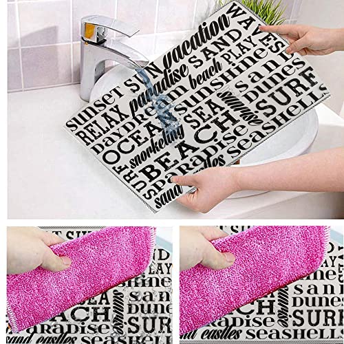 E-Retailer® Waterproof PVC Refrigerator Drawer Mats/Multipurpose Fridge Mats Set of 6 Pcs (Alphabet Black, Size-17.5X11.5 Inch) - Image 4