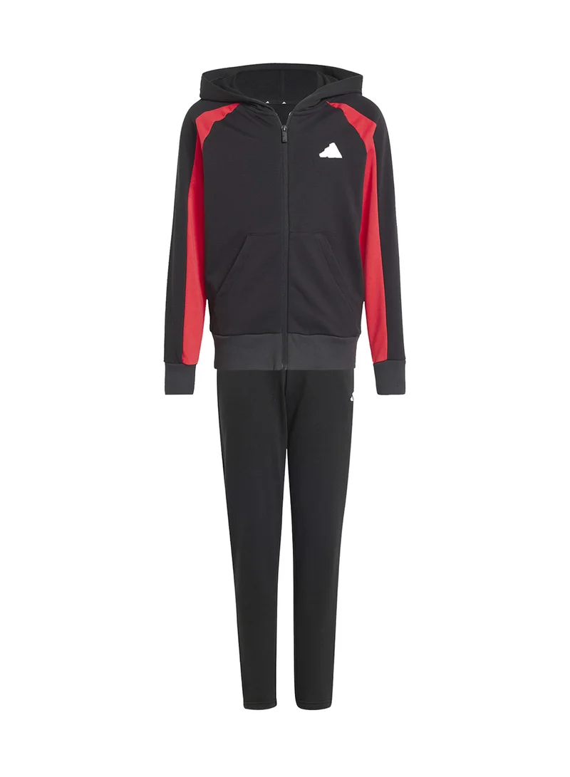 adidas طقم رياضي أساسي بألوان متدرجة للشباب