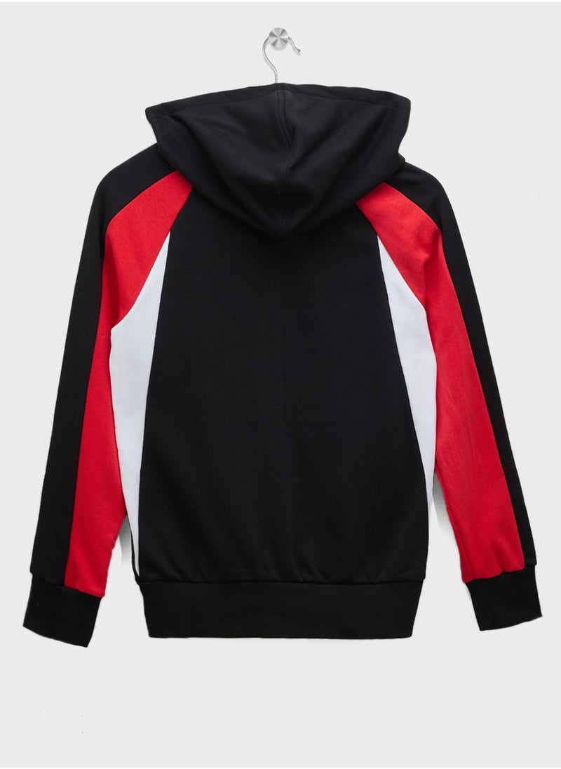 Adidas Youth Seasonal Essential Colourblock Tracksuit  - Image 3
