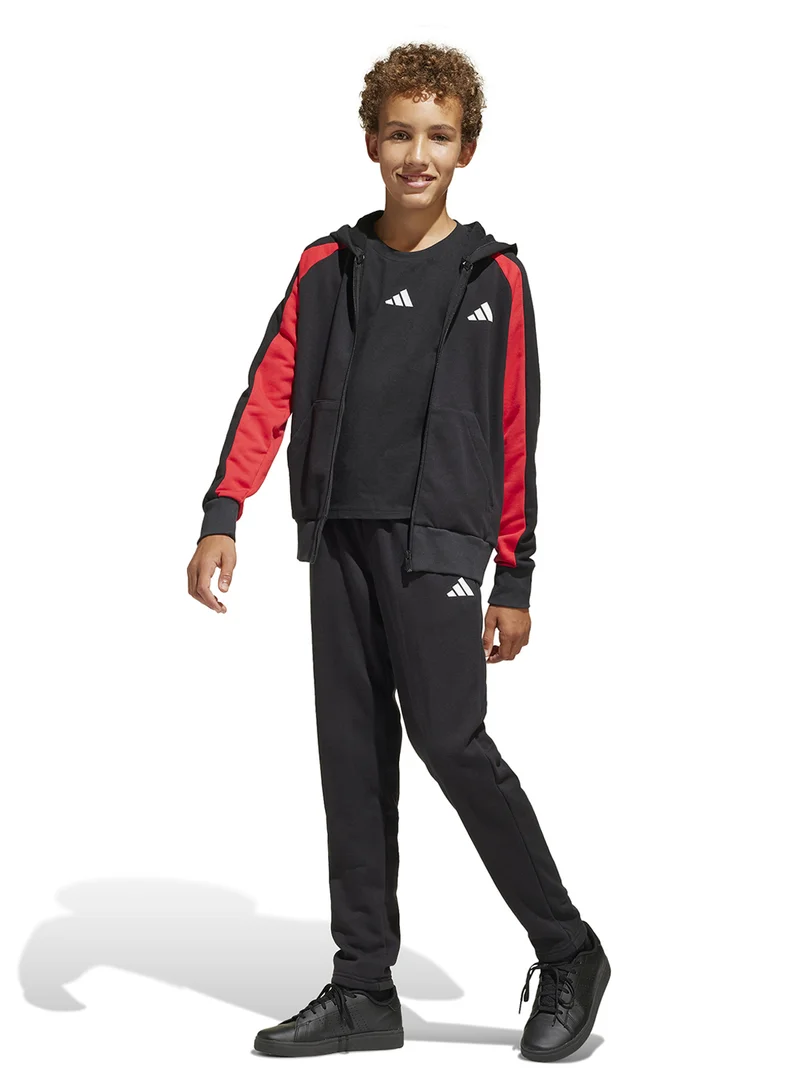 adidas طقم رياضي أساسي بألوان متدرجة للشباب
