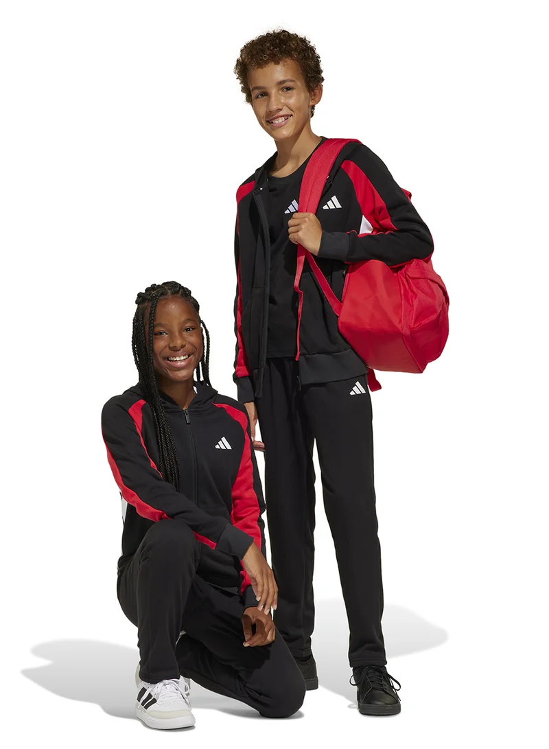 Adidas Youth Seasonal Essential Colourblock Tracksuit