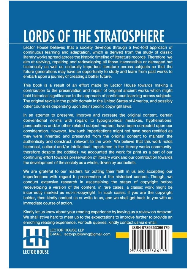 Lords Of The Stratosphere: A Complete Novelette  - Image 2