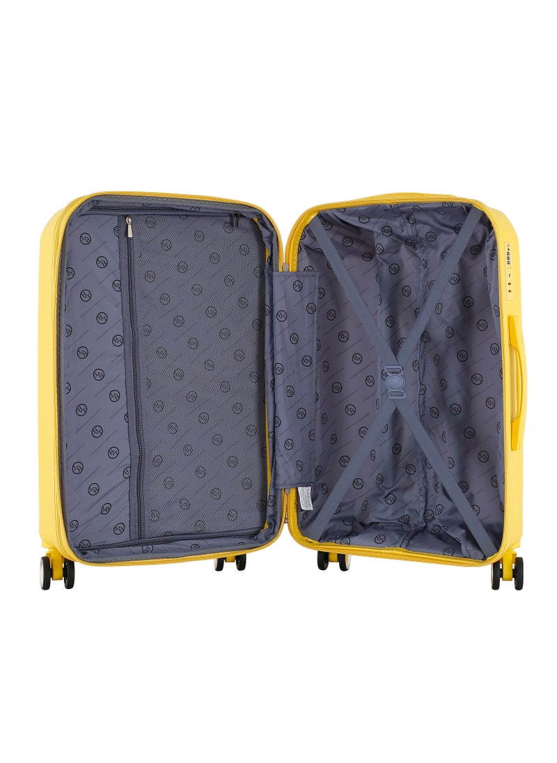 H.T H.T Luggage Bag, Hard Case Polypropylene (PP) Material, 8x360 Degree Rotation Spinner Wheels, Matching Color Suitcases, Expandable Trolley Bag, Telescopic Handle, TSA Lock, SKU 13504  - Image 3