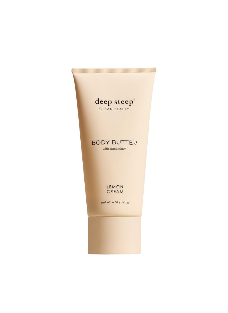Deep Steep Deep Steep Body Butter, 6oz (Lemon Cream) 