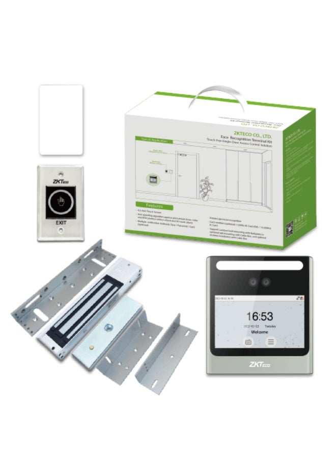 ZK teco EFace10 Visible Light Multi-Biometric Time Attendance & Access Control Terminal with Face, Fingerprint & Card Recognition – 4.3" Touch Screen, 150,000 Log Capacity - Image 3